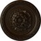 Ekena Millwork Palmetto Ceiling Medallion, Hand-Painted Bronze, 11 1/2"OD x 1"P CM11PABZS - alternate 1